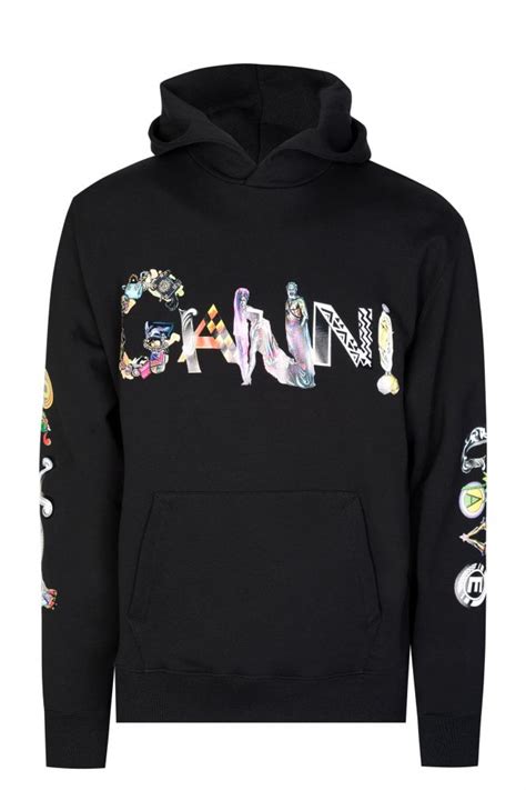 versus versace black logo trim hoodie|versace vs victoria.